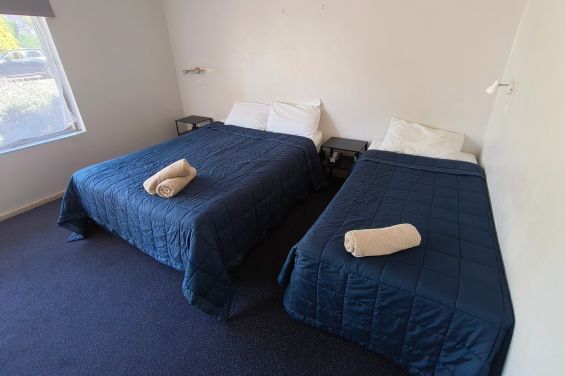 Economic Twin - queen-side bed and single bed